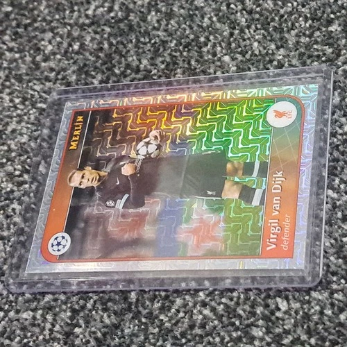 Virgil van Dijk 2024 Topps Chrome Merlin Refractor