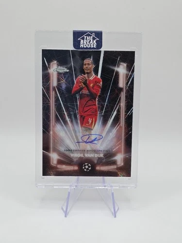 Virgil van Dijk 2024 Topps Chrome Noir Lazer