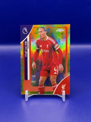 Virgil van Dijk 2025 Topps Chrome Pineapple Blast