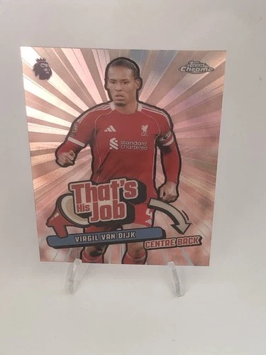 Virgil van Dijk 2026 Topps Chrome Premier League