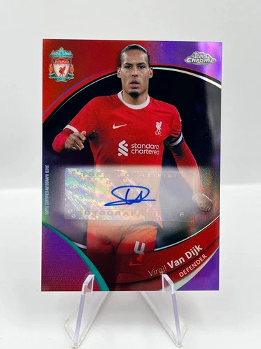 Virgil van Dijk 2023 Topps Chrome Purple /15