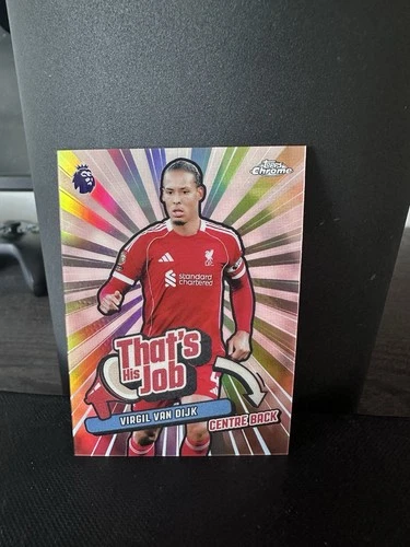 Virgil Van Dijk 2026 Topps Chrome Refractor
