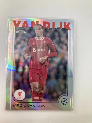 Virgil van Dijk 2024 Topps Chrome Refractor