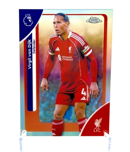 Virgil van Dijk 2026 Topps Chrome Refractor