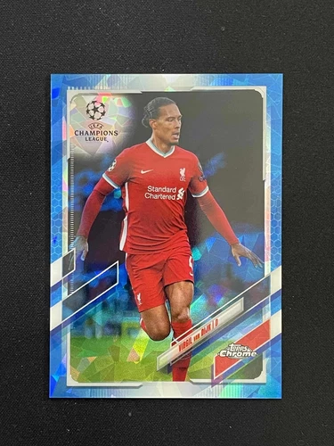Virgil van Dijk 2020 Topps Chrome Sapphire