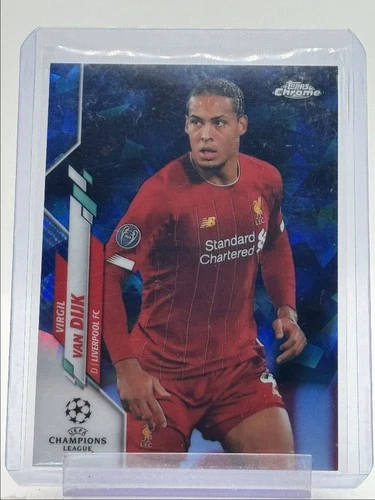 Virgil van Dijk 2019 Topps Chrome Sapphire