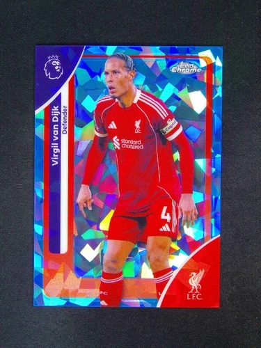 Virgil van Dijk 2025 Topps Chrome Sapphire