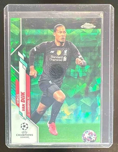 Virgil van Dijk 2019 Topps Chrome Sapphire Green /75