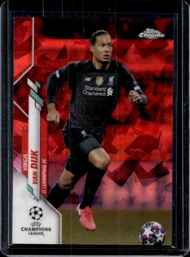 Virgil van Dijk 2019 Topps Chrome Sapphire Red /5