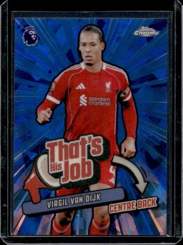 Virgil van Dijk 2026 Topps Chrome Sapphire #THJ-12