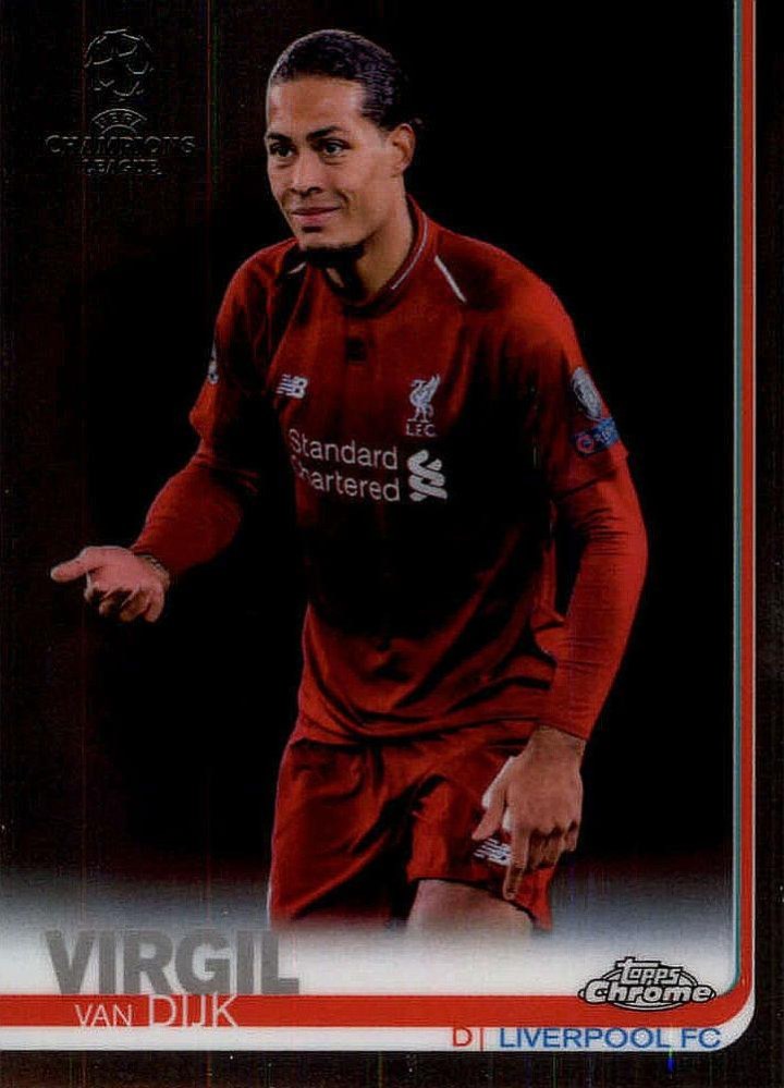 Virgil van Dijk 2018 Topps Chrome UCC 24