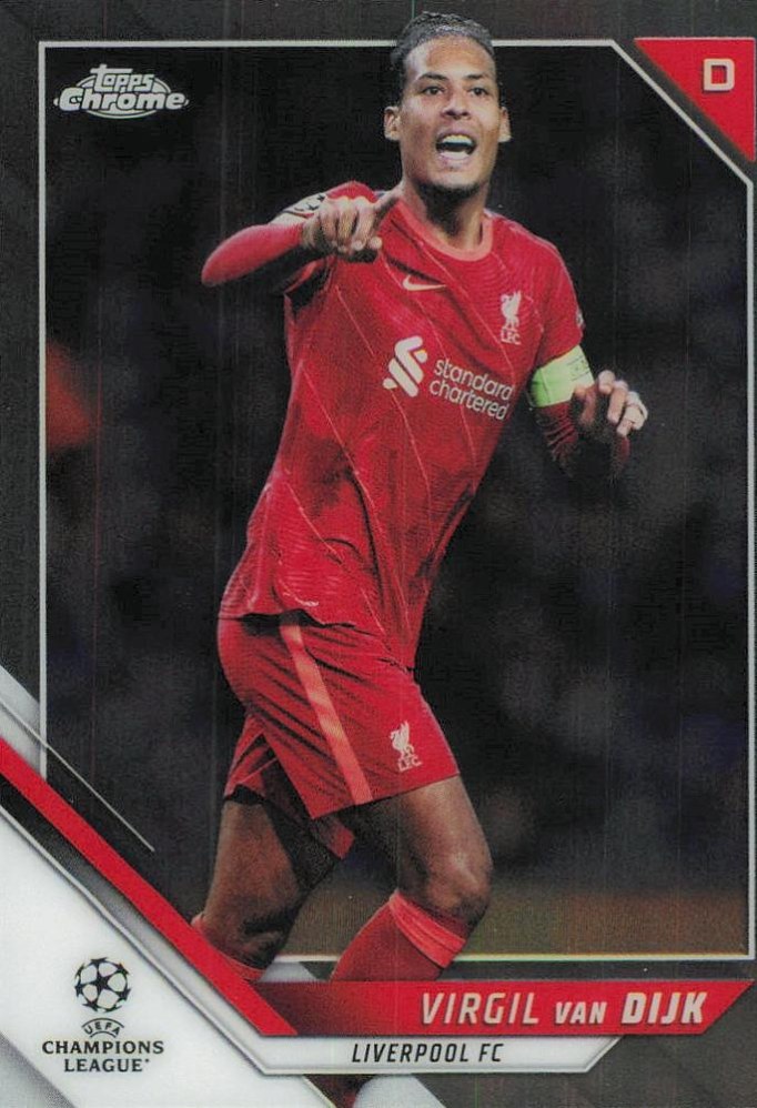 Virgil van Dijk 2021 Topps Chrome UCC 47