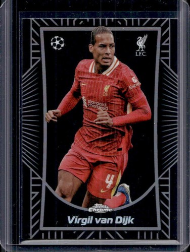 Virgil van Dijk 2024 Topps Chrome UEFA