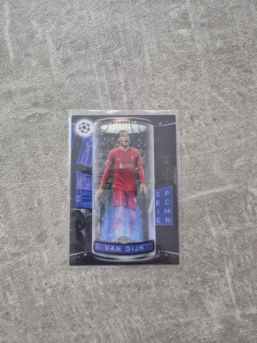 Virgil van Dijk 2022 Topps Chrome UEFA Club Competitions