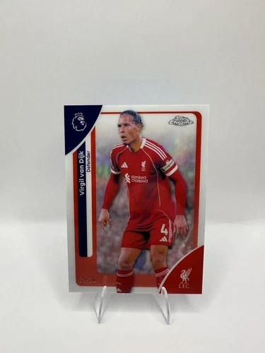 Virgil van Dijk 2026 Topps Chrome White /30