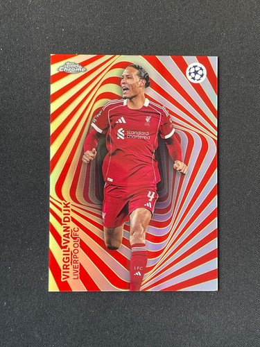 Virgil van Dijk 2025 Topps Cromo UEFA Champions League MG-4