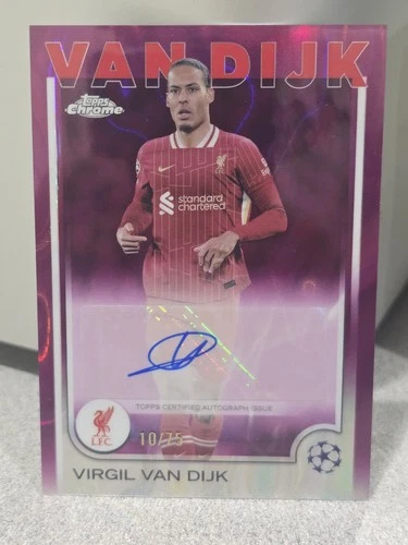 Virgil van Dijk 2024 Topps Cromo UEFA Competiciones /75