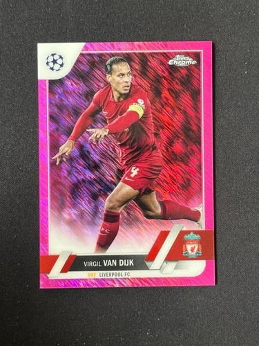 Virgil van Dijk 2022 Topps Cromo UEFA Refractor /250