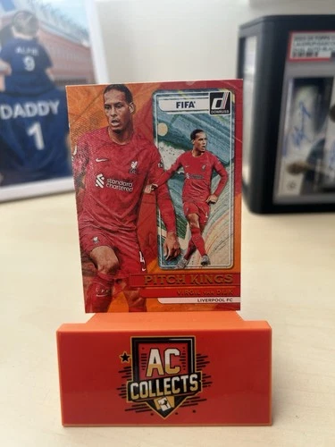Virgil van Dijk 2022 Panini Donruss FIFA Orange /97