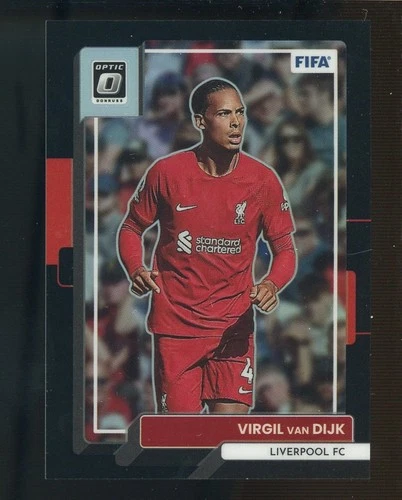 Virgil van Dijk 2023 Panini Donruss Optic Black Prizm 1/1