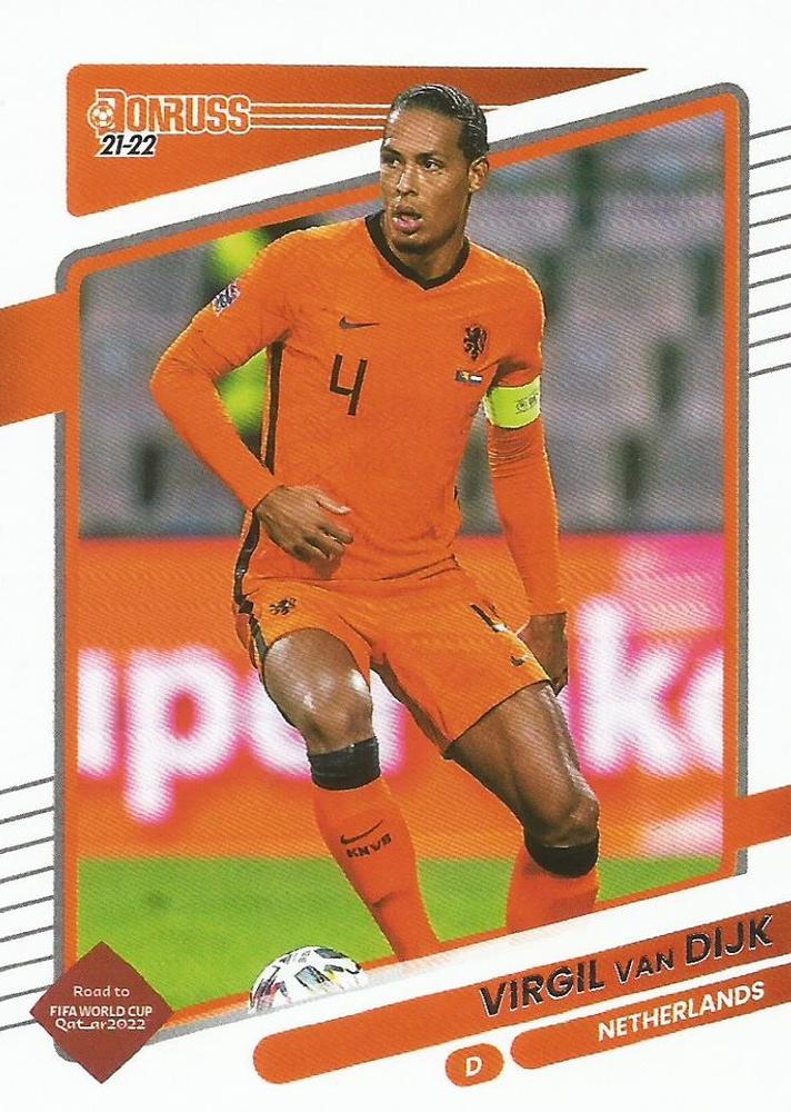 Virgil van Dijk 2021 Panini Donruss Soccer 132