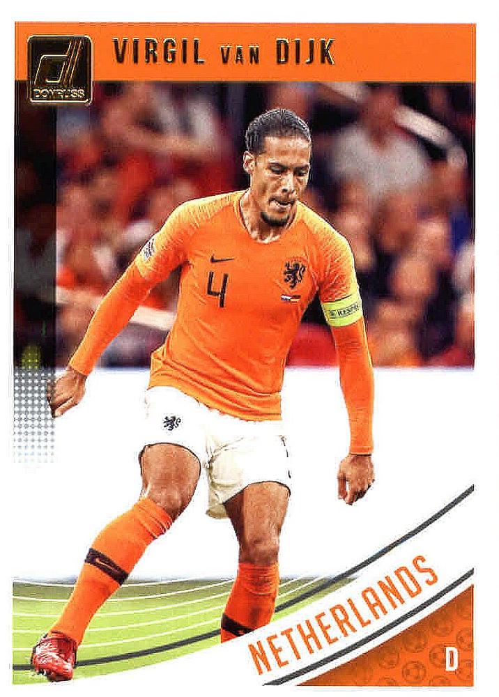 Virgil van Dijk 2018 Panini Donruss Soccer 156