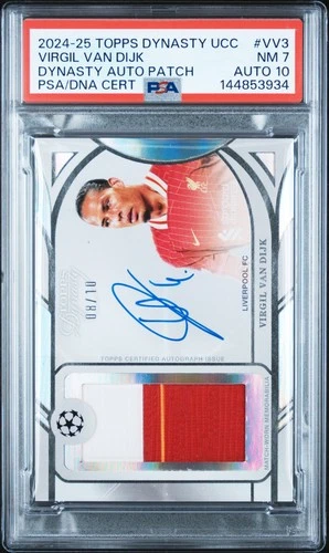 Virgil van Dijk 2024 Topps Dynasty UEFA 8/10