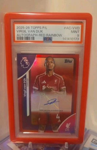 Virgil van Dijk 2025 Topps EPL Red /5