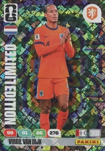 Virgil van Dijk 2026 Panini FIFA World Cup 2026 Holo