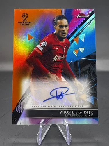 Virgil van Dijk 2021 Topps Finest /25