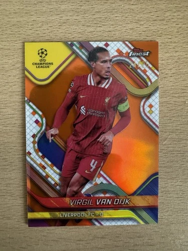 Virgil van Dijk 2024 Topps Finest /25