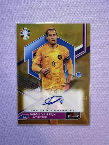 Virgil van Dijk 2024 Topps Finest /50