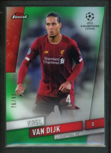 Virgil van Dijk 2020 Topps Finest /99
