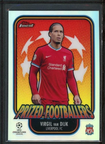 Virgil van Dijk 2021 Topps Finest Refractor