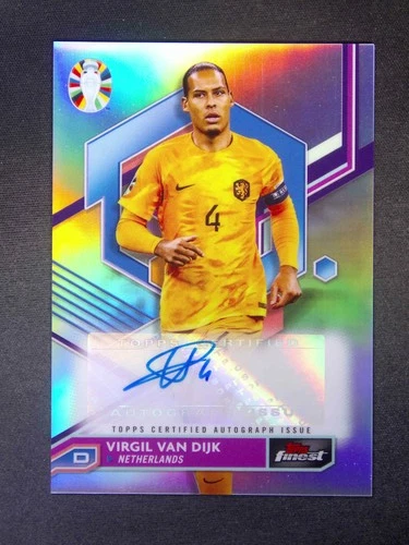 Virgil van Dijk 2023 Topps Finest Refractor
