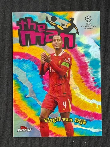 Virgil van Dijk 2024 Topps Finest #TM-12