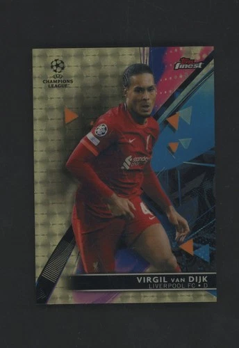 Virgil van Dijk 2021 Topps Finest UCL Superfractor 1/1