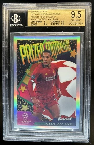 Virgil van Dijk 2019 Topps Finest UEFA