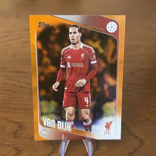 Virgil van Dijk 2025 Topps Flagship /25