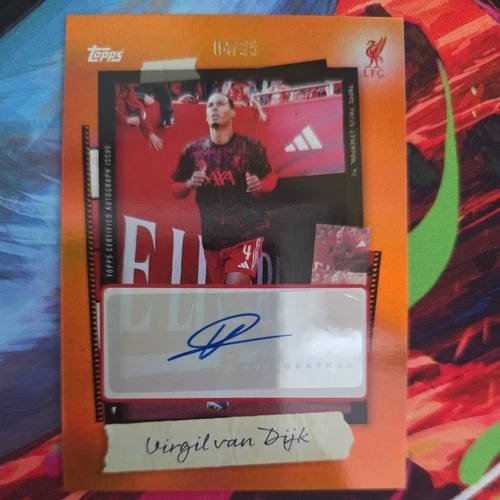 Virgil Van Dijk 2025 Topps Focus /25