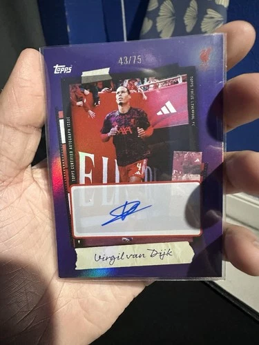 Virgil van Dijk 2025 Topps Focus /75