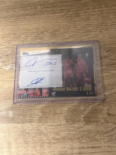 Virgil van Dijk / Ibrahima Konate 2025 Topps Liverpool Focus 1/1