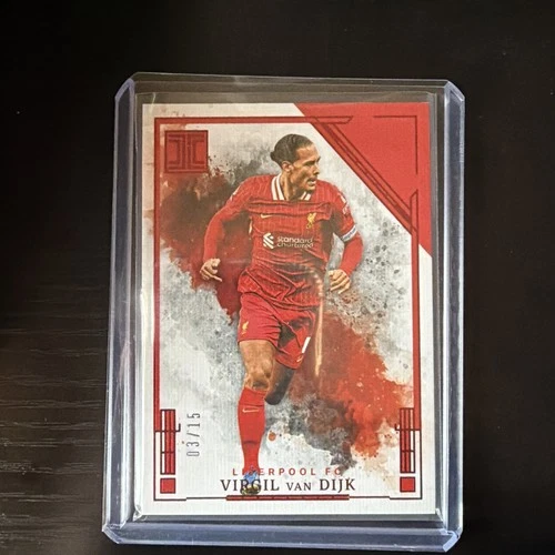 Virgil van Dijk 2024 Panini Impeccable Ruby /15