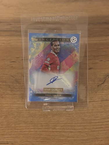Virgil van Dijk 2024 Topps Inception /50