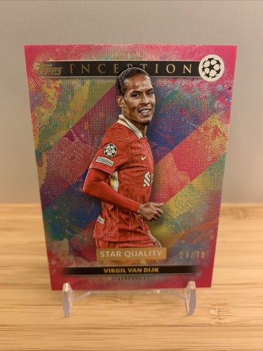 Virgil Van Dijk 2025 Topps Inception /75