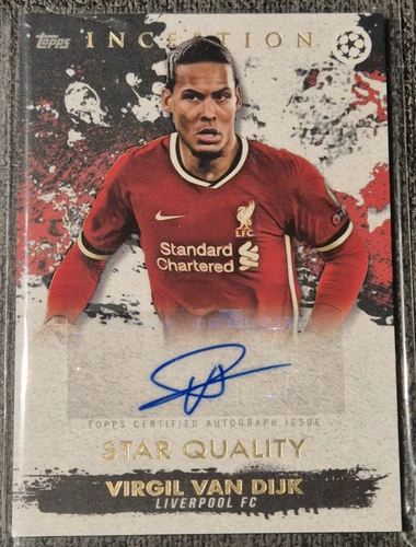Virgil van Dijk 2021 Topps Inception