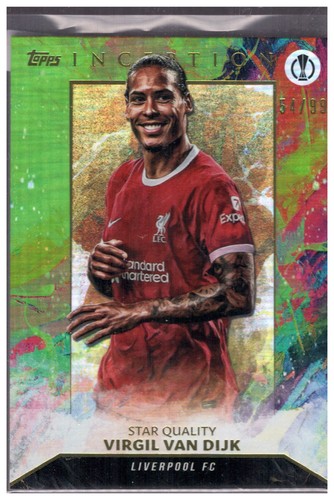Virgil van Dijk 2023 Topps Inception /99