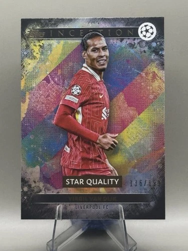Virgil van Dijk 2024 Topps Inception Black /199