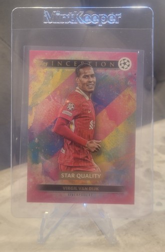 Virgil van Dijk 2024 Topps Inception Pink /150
