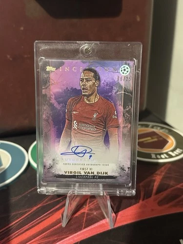Virgil van Dijk 2022 Topps Inception Purple /25